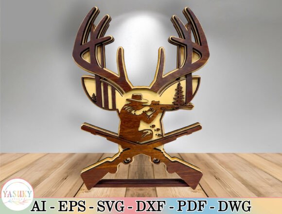 Download Deer Hunting Sign Laser Cut File Svg - Hunting sign Collection