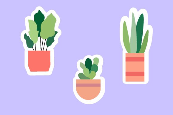 Download Plant Green Garden Design Icon Stickers - Garden design Collection