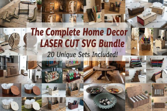 Download 20 Home Decor Laser Cut SVG Sets - Home decor laser Collection
