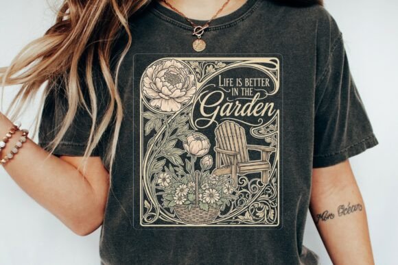 Download Life is Better in the Garden Design Png - Garden design Collection