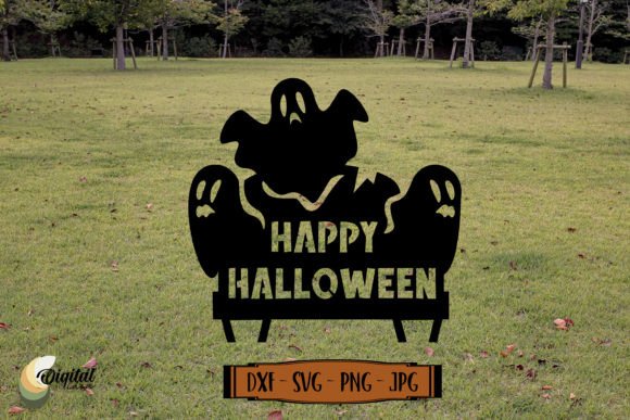 Download 3D Halloween Garden Design Laser Cut - Garden design Collection