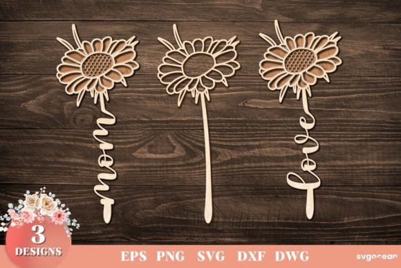 Download Flower Laser Cut Files - Flower laser cut Collection