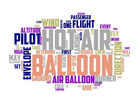 Download Hot Air Ballooning Typography Wallpaper - Hot air ballooning Collection