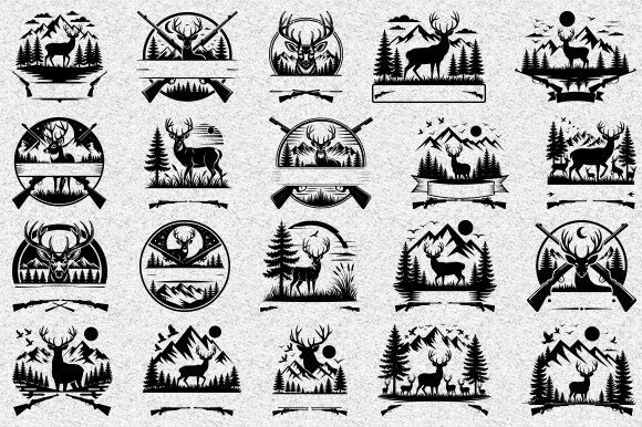 Download Deer Hunting Sign SVG Bundle, Deer Svg - Hunting sign Collection