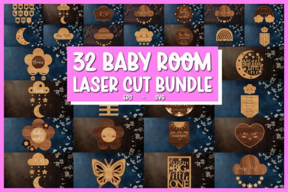 Download 32 Baby Room Home Decor Laser Cut - Home decor laser Collection